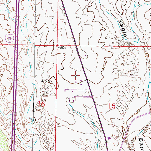 Topographic Map of RG 23383 Water Well, NM