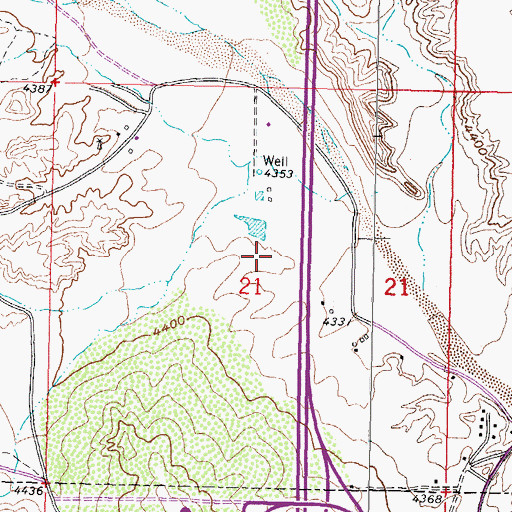Topographic Map of Rg 28236 Water Well, NM