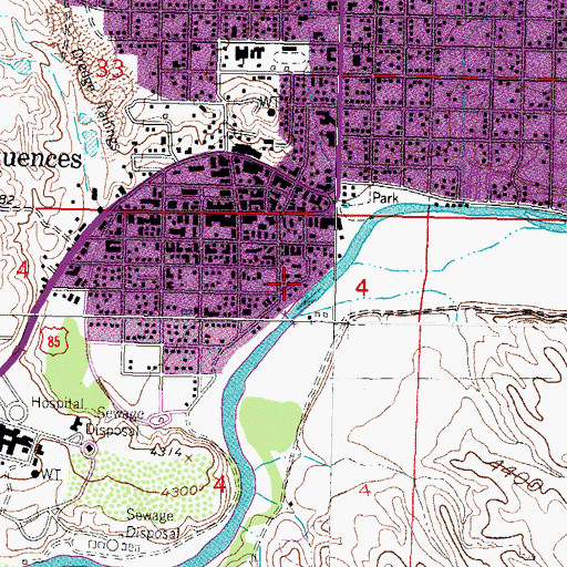 Topographic Map of Block 41 Water Well, NM