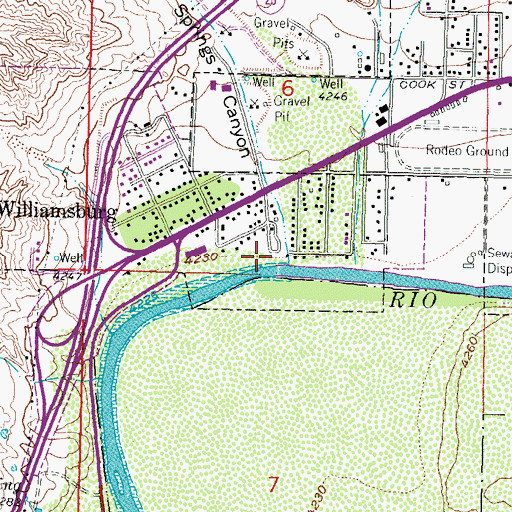 Topographic Map of HS 118 Water Well, NM