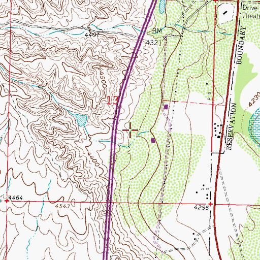Topographic Map of HS 103 Water Well, NM