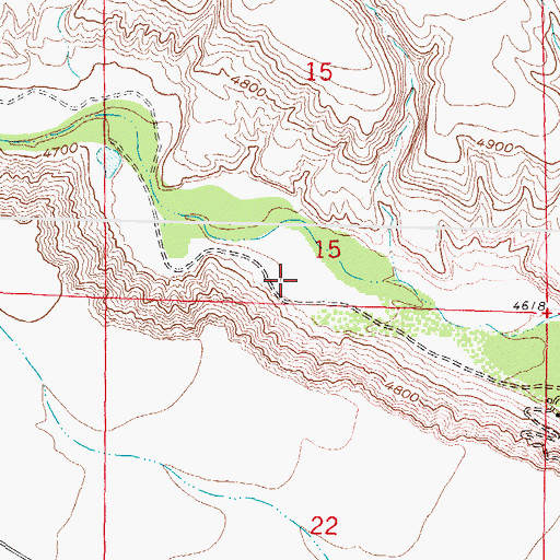 Topographic Map of 53 Water Well, NM