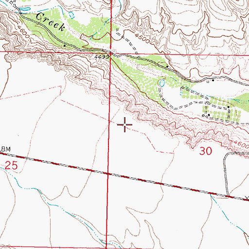 Topographic Map of 27-30 3 Water Well, NM