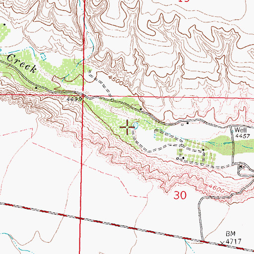 Topographic Map of 27-35 3 Water Well, NM