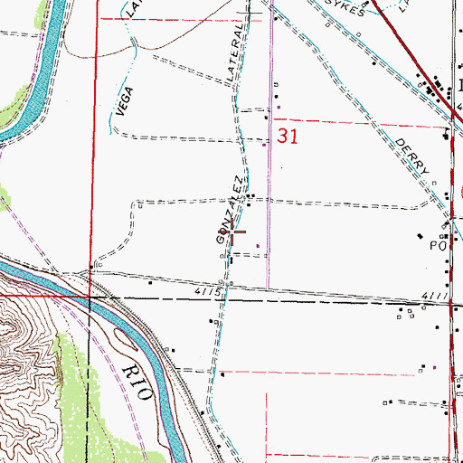 Topographic Map of 3-LRG-63 Water Well, NM