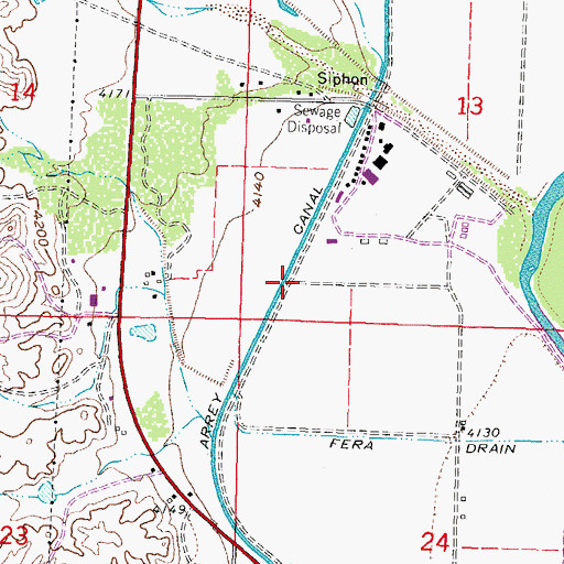 Topographic Map of PB-5 Water Well, NM