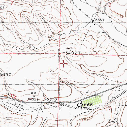 Topographic Map of 27-100 3 Water Well, NM