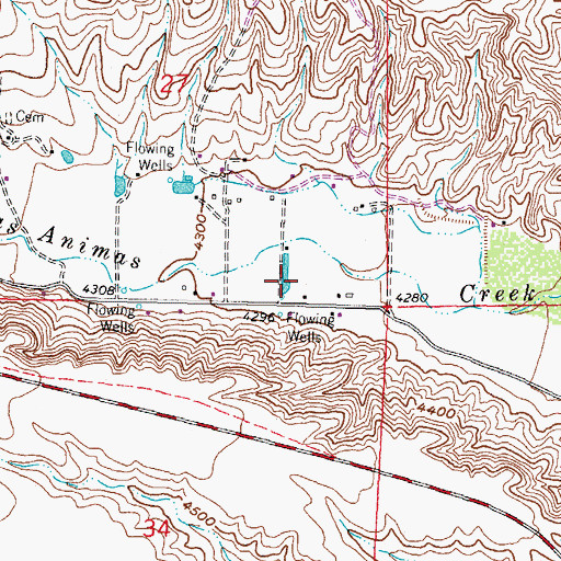 Topographic Map of 27-48 3 Water Well, NM