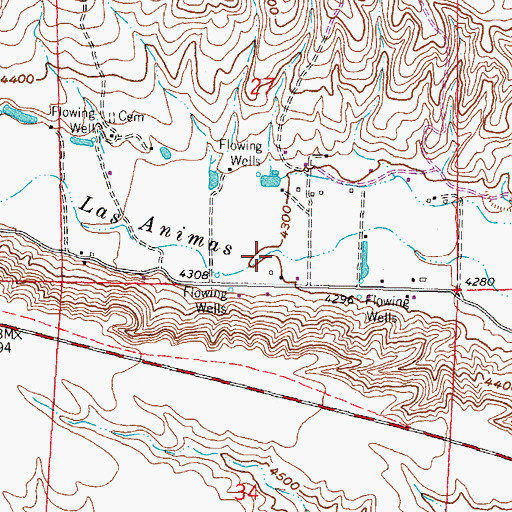 Topographic Map of 47 A Water Well, NM