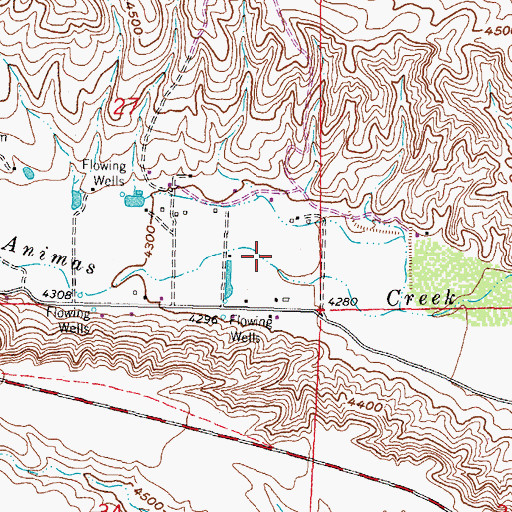 Topographic Map of 27-38 3 Water Well, NM