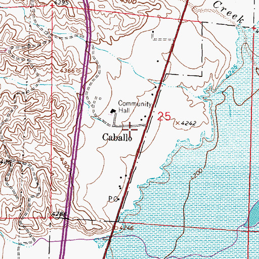 Topographic Map of 40 B Water Well, NM