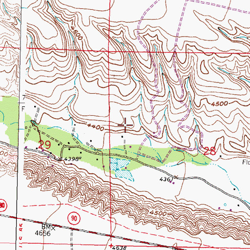 Topographic Map of LA-2S Water Well, NM