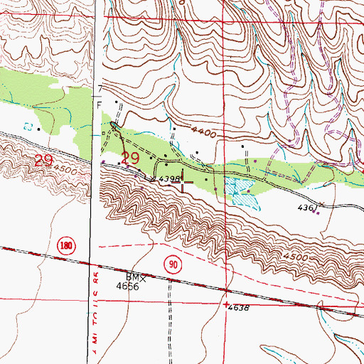 Topographic Map of 27-44 3 Water Well, NM