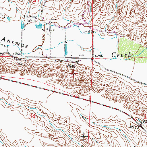 Topographic Map of 27-50 3 Water Well, NM