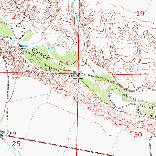 Topographic Map of 51 Water Well, NM