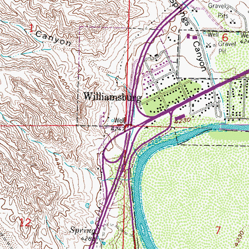 Topographic Map of HS 123 Water Well, NM