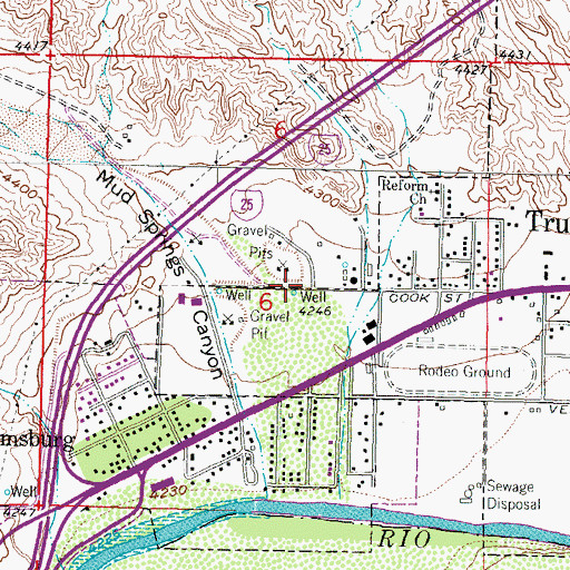 Topographic Map of HS 11 Water Well, NM