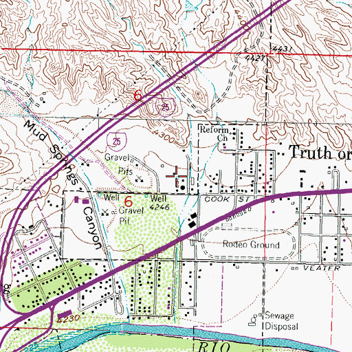 Topographic Map of HS 11-S-2 Water Well, NM
