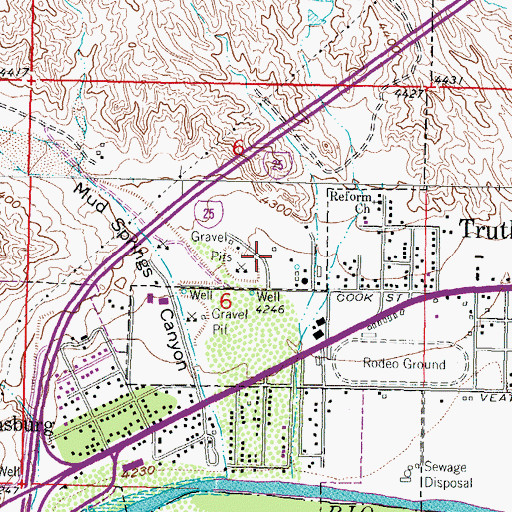Topographic Map of HS 18 Water Well, NM