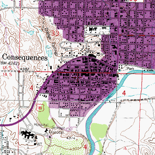 Topographic Map of 11A Water Well, NM