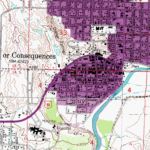 Topographic Map of 10A Water Well, NM