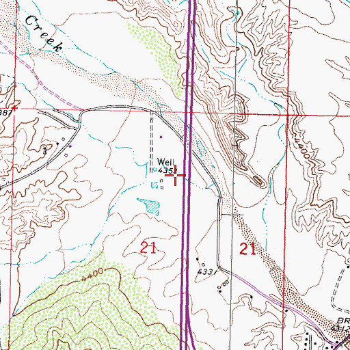 Topographic Map of RG 30025 Water Well, NM