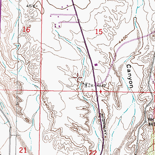Topographic Map of RG 13781 Water Well, NM