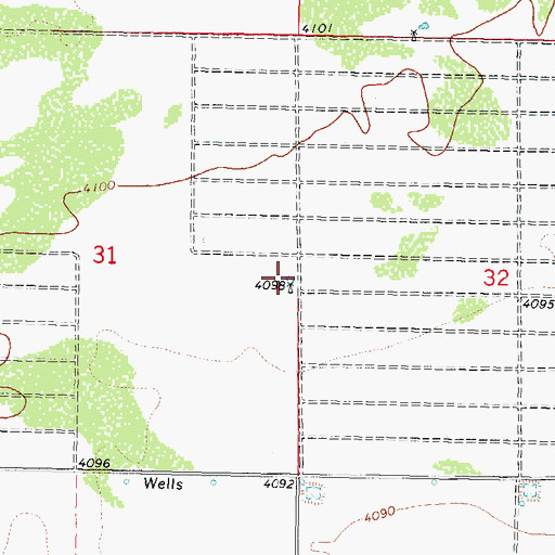 Topographic Map of 06048 Water Well, NM