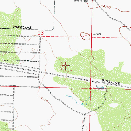 Topographic Map of 1618A Water Well, NM