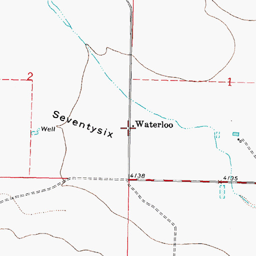 Topographic Map of M-1661 Water Well, NM