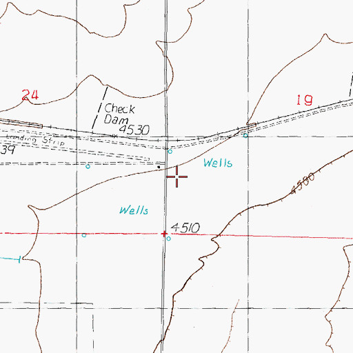 Topographic Map of NH 83 Water Well, NM