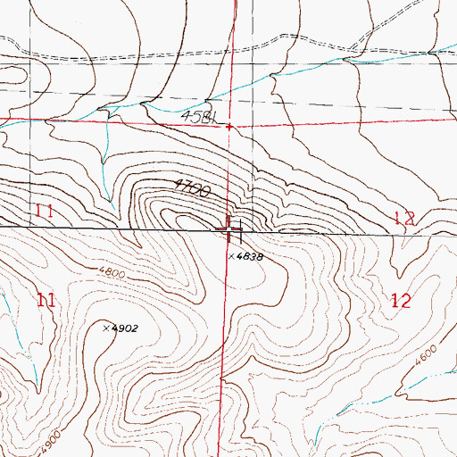 Topographic Map of 06155 Water Well, NM