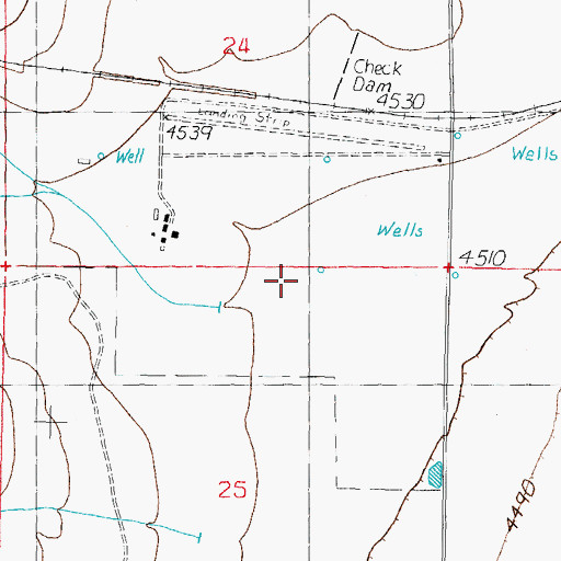 Topographic Map of 10011 Water Well, NM