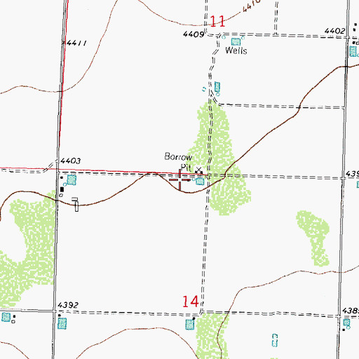Topographic Map of 10241 Water Well, NM