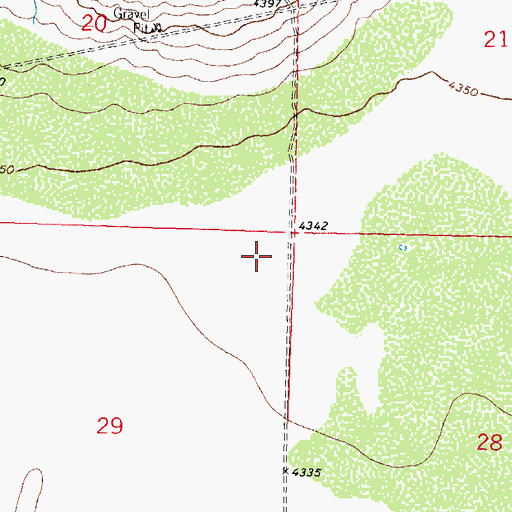 Topographic Map of 10220 Water Well, NM