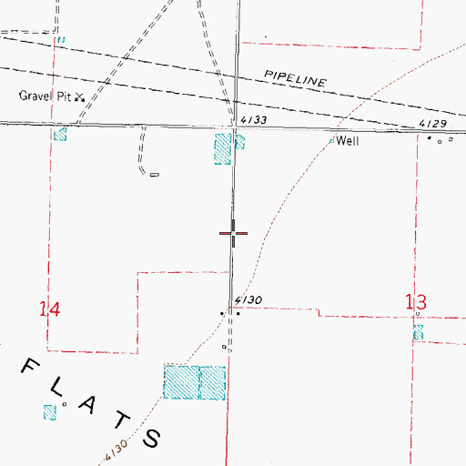 Topographic Map of 00300 Water Well, NM