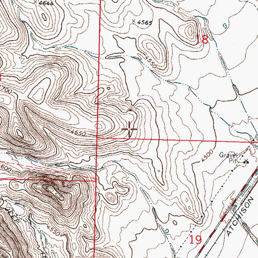 Topographic Map of 01215 Water Well, NM