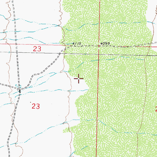 Topographic Map of 00648 Water Well, NM