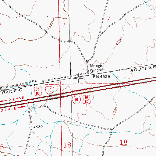 Topographic Map of 1569 Water Well, NM