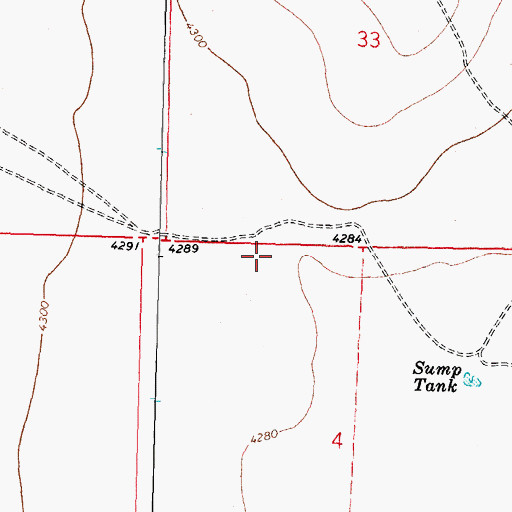 Topographic Map of 01073 Water Well, NM