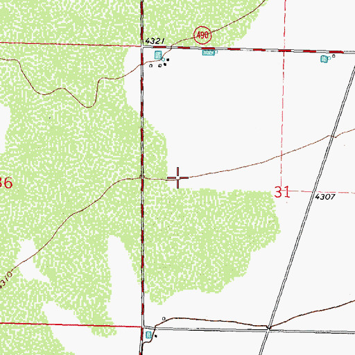 Topographic Map of 0050 Water Well, NM