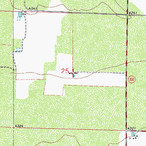Topographic Map of 00570 Water Well, NM