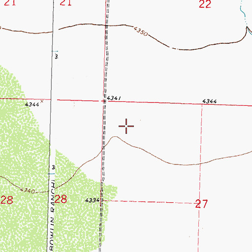 Topographic Map of 572 Water Well, NM