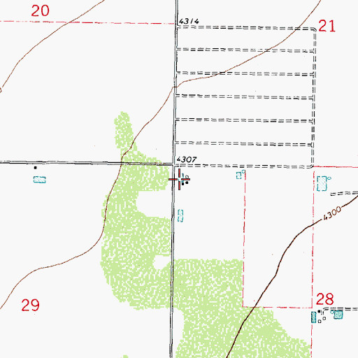 Topographic Map of 00494 Water Well, NM