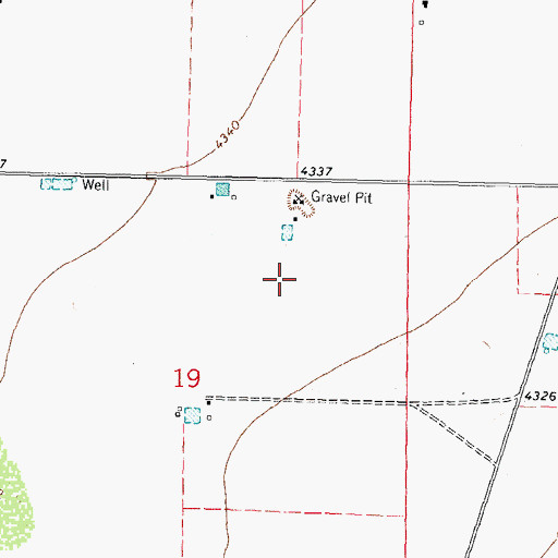 Topographic Map of 00456 Water Well, NM