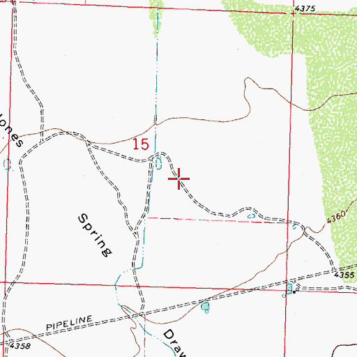 Topographic Map of 566 Water Well, NM