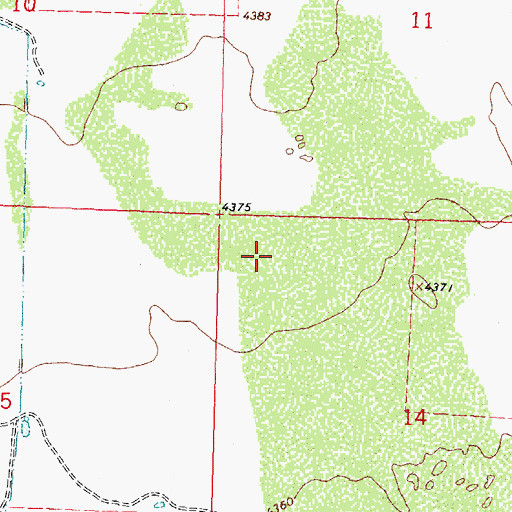 Topographic Map of 563 Water Well, NM