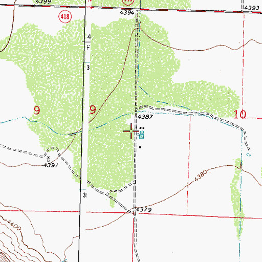 Topographic Map of 00549 Water Well, NM
