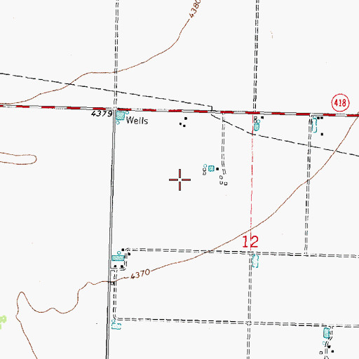 Topographic Map of 00550 Water Well, NM