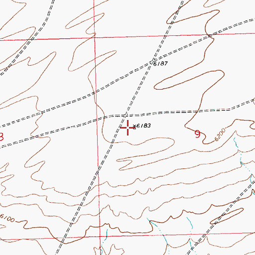Topographic Map of 19T-50 Water Well, NM